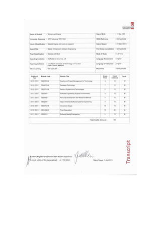 Master | PDF