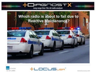 Which radio is about to fail due to
Reactive Maintenance?
 