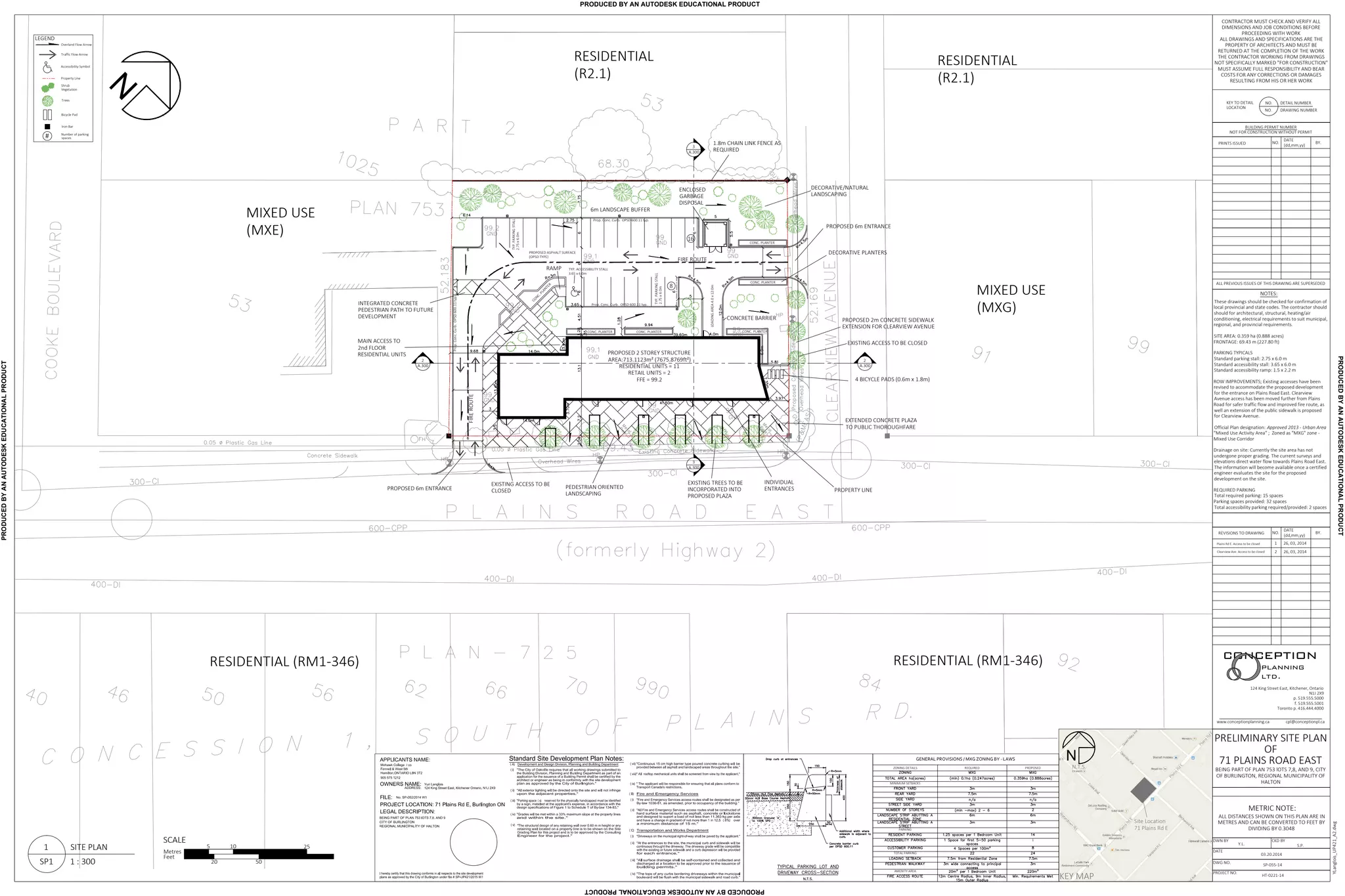 YLanglois_UP421_A2-Burlington Preliminary Site Plan | PDF