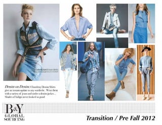 B&Y Pre Fall 2012 Trend Presentation