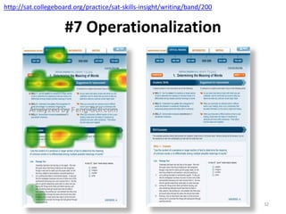 32
#7 Operationalization
http://sat.collegeboard.org/practice/sat-skills-insight/writing/band/200
 