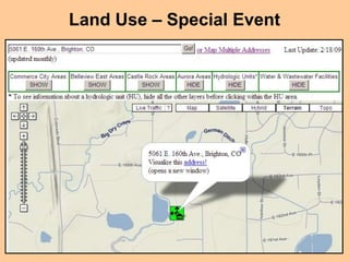 Land Use – Special Event
 