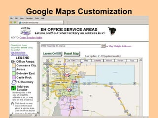 Google Maps Customization
 