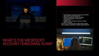 Microsoft Account Team Email Scam: How to Stay Safe in 2026 | PPTX