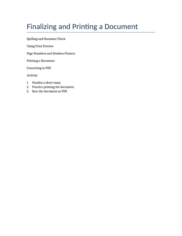 Inserting Visual and Structural Elements: Using Pictures, Tables, and ...