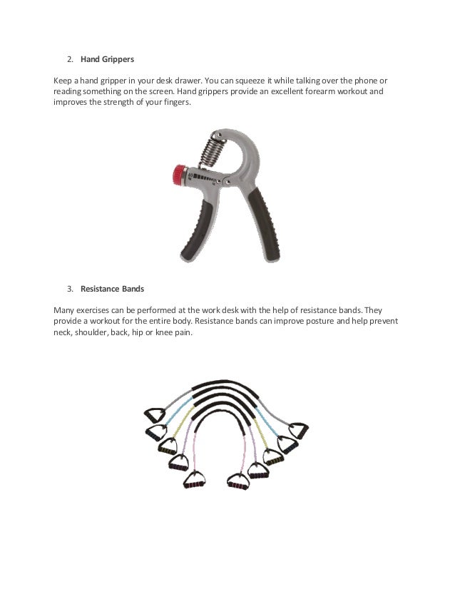 5 Fitness Accessories For Your Work Desk