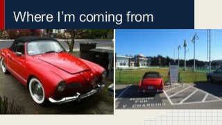 Where I’m coming from 
 