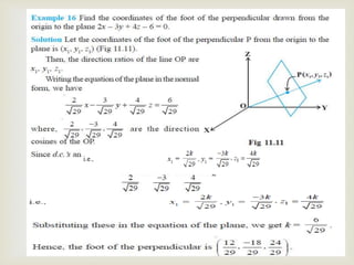 Three dimensional geometry | PPTX