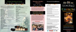 5 Fold Cooking Class Brochure | PDF