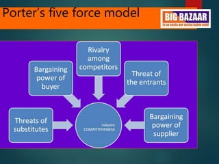 16
Porter’s five force model
 