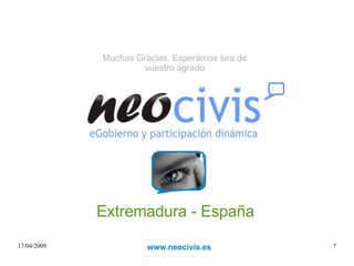 Equipos y eGobierno: 5 Formulas #5 R ∉ Estrategia ≠ [Valor] Si  E ≈   ≠  ideas   ⇒   + riqueza ≡   eGobierno www.neocivis.es Lectura: Ra  ∉   (No Pertenece)  a la estrategia Si  E  (existe)  ≈   (una relación) de ideas ⇒   (en tonces) hay riqueza ≡  (es congruente) con el  eGobierno Referencia: Ra   = Relaciones de amistad . VA = Valor Agregado. 