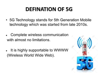 5G Mobile Technology-By TAHMID RONGON