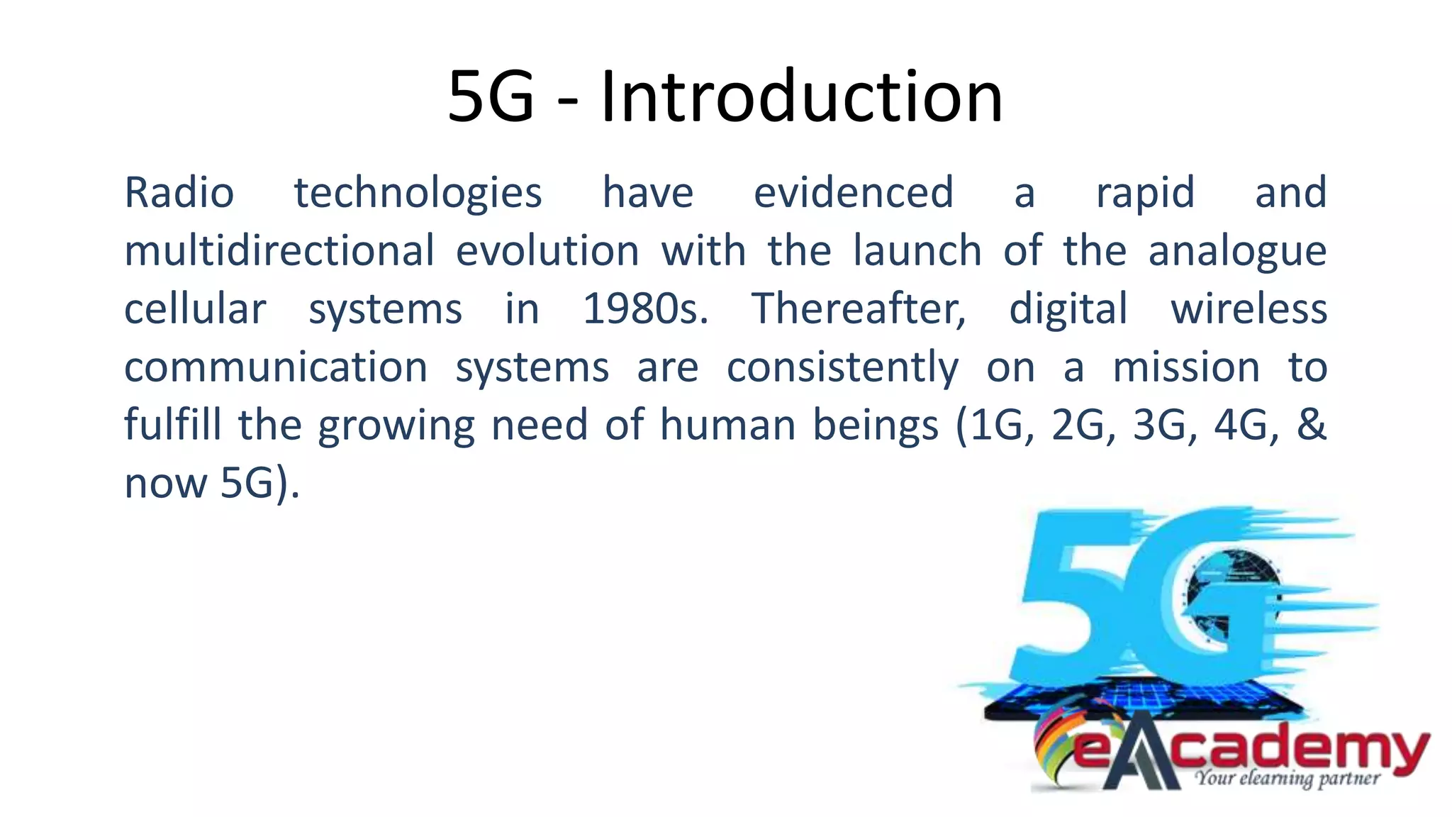Introduction of 5G Technology | PPT