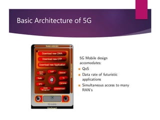 Basic Architecture of 5G
 