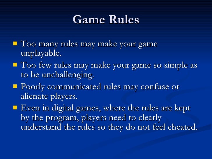 Game Rules