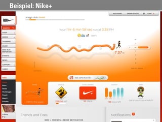 Beispiel: Nike+
 