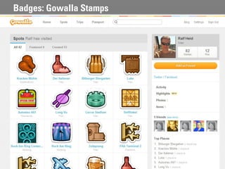Badges: Gowalla Stamps
 