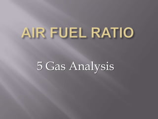 5 Gas Analysis
 