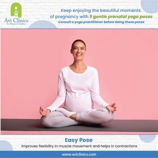 5 Gentle Prenatal Yoga Poses | PDF