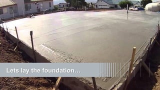 Feb 2019 RF Lumination 2019 4
Lets lay the foundation…
 