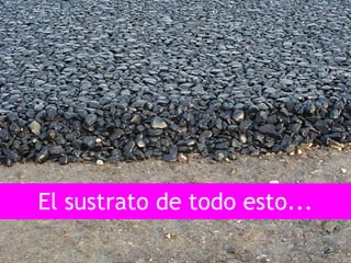 El sustrato de todo esto...
 