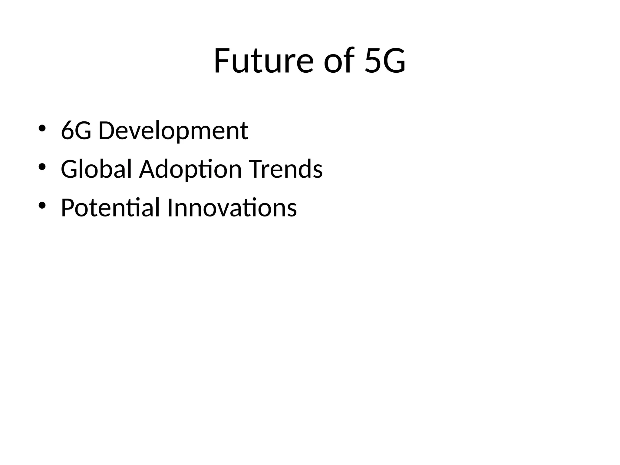 5g Network Presentation Pptx To The Hod Benarji Sir Pptx