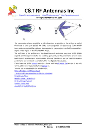 5G NR MIMO Transmission | PDF