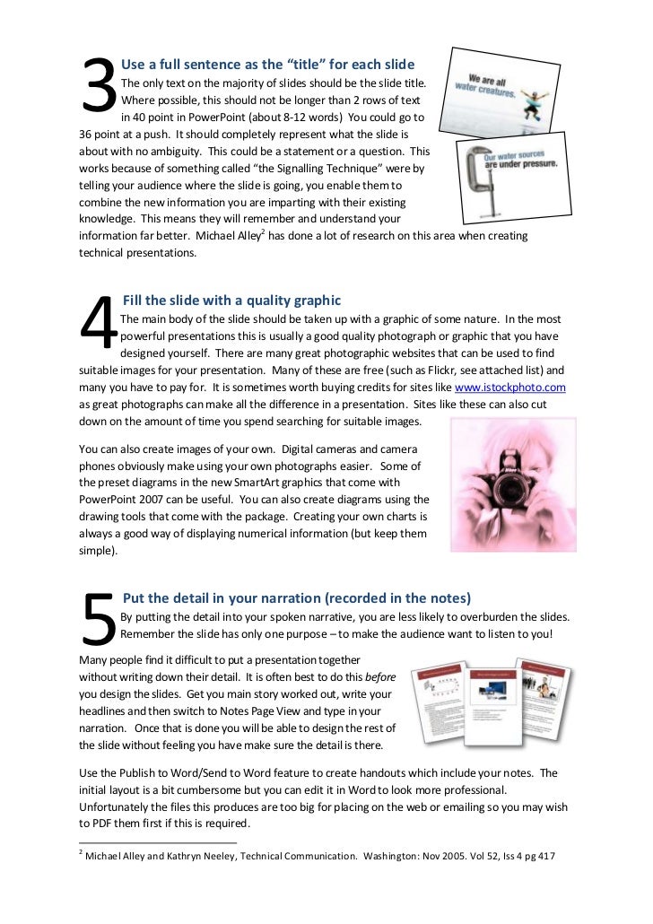 powerpoint presentation rules