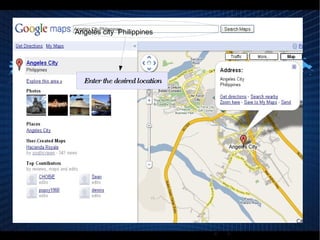 How to Navigate with Google Maps? When Moving South Direction: Down arrow key :  to move a small amount 
