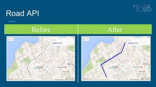 Before After
Road API
 