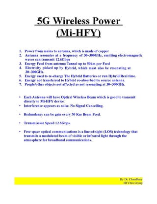 5G Wireless Power | PDF