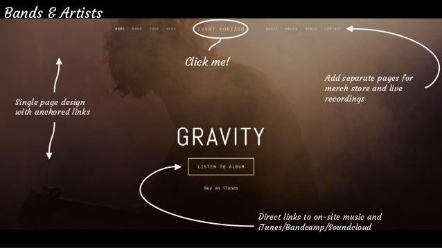 5 awesome squarespace templates for events