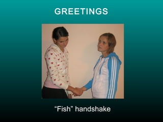 Greetings, gestures and body language | PPT