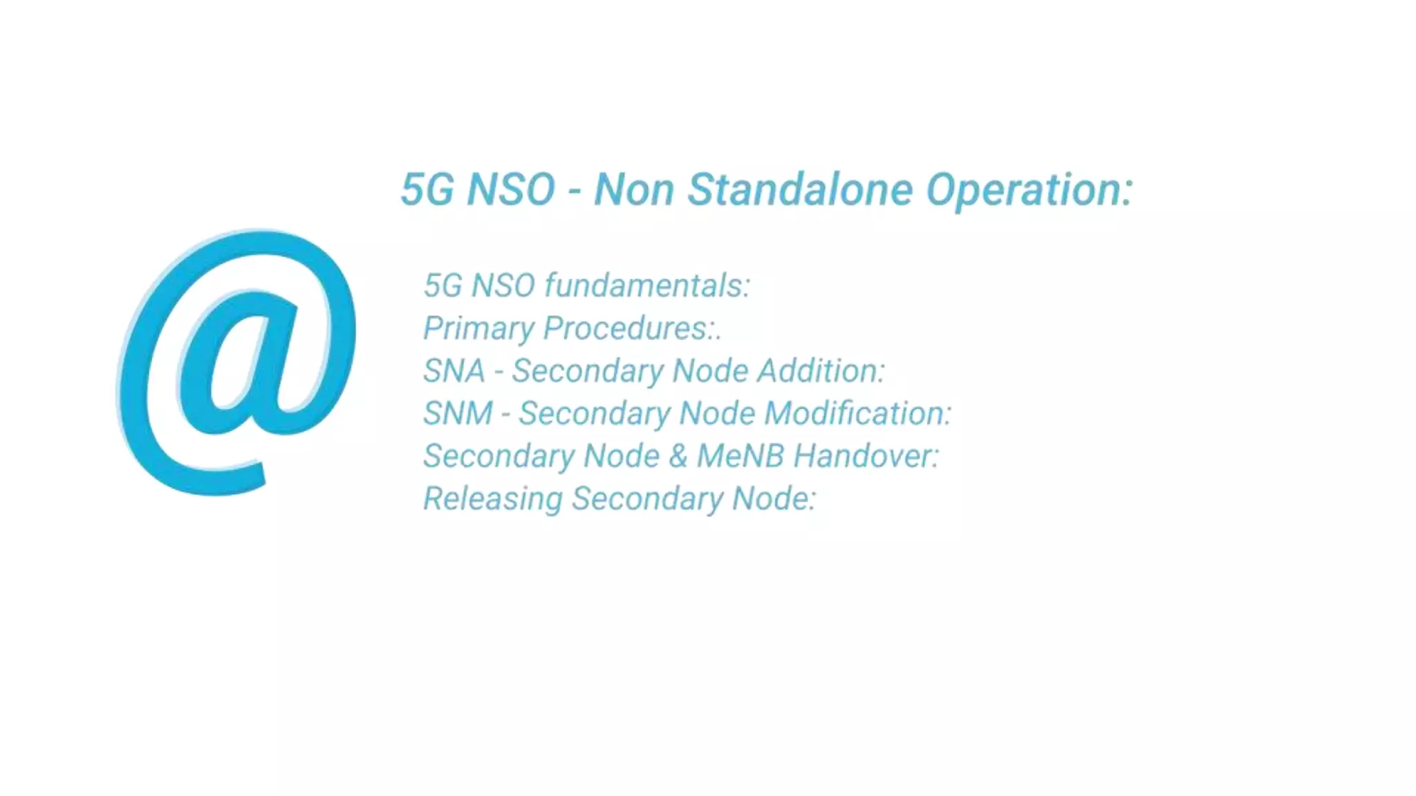 5G Systems Engineering Training