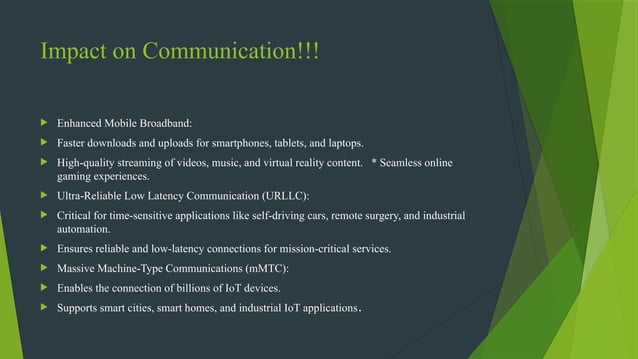 5g Technology And Its Impact On Communication Pptx