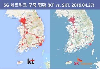 5G 네트워크 구축 (KT)
※ 출처: NetManias, “KT 5G, 10기가 망 구조,” 2019.03.29.
 