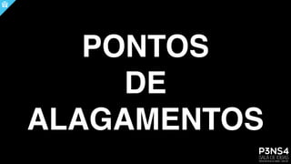 PONTOS
DE
ALAGAMENTOS
 