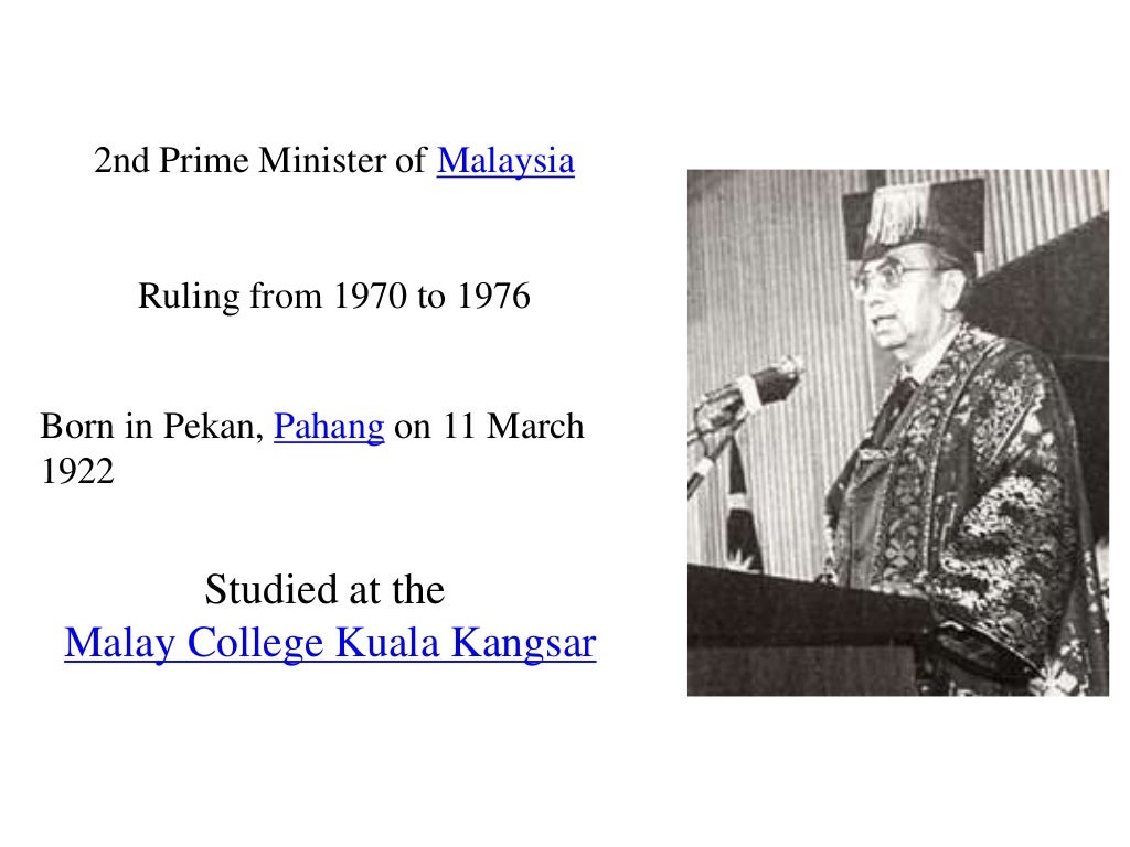 biodata tunku abdul razak