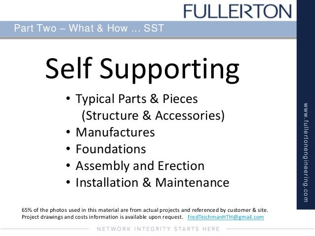 Part 2 Self Supporting tower structures