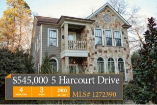 5 Harcourt Drive, Greenville, SC 29601  $545,000