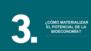 Bioeconomía: oportunidades para la industria colombiana 