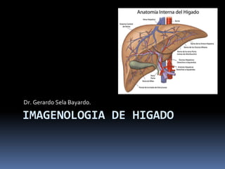 Dr. Gerardo Sela Bayardo. 
IMAGENOLOGIA DE HIGADO 
 