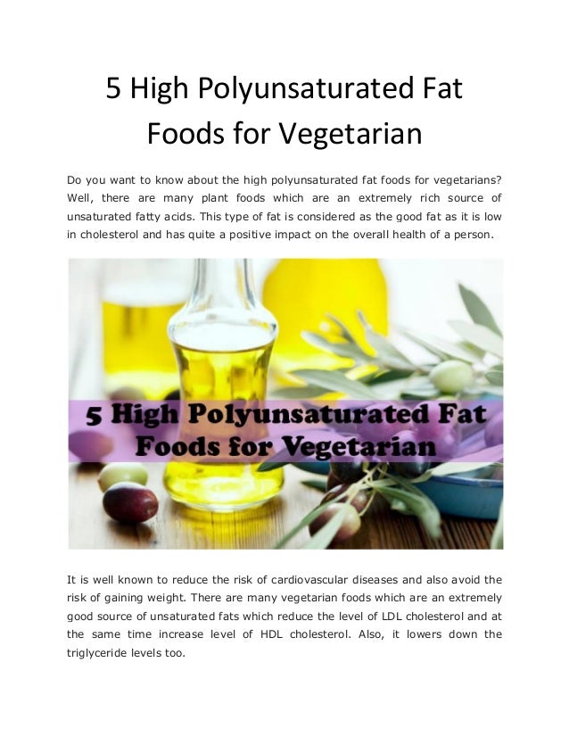 5 High Polyunsaturated Fat Foods for Vegetarian Health & Fitness Magazine