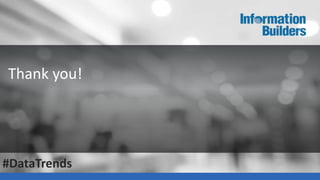 Meet us at Event Title!
Donec rhoncus eu ipsum in auctor. Nulla facilisi. Nunc facilisis neque non turpis
euismod, sit amet tempor mi hendrerit.
CALL TO ACTION
Booth #7803
Event Logo
Thank you!
#DataTrends
 