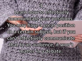 how to prepare for debates