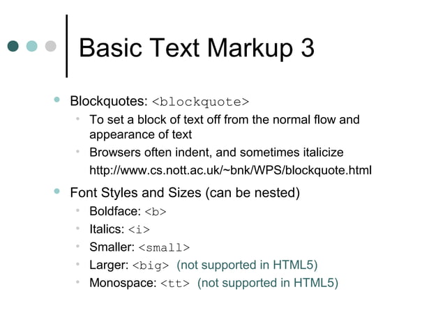Origins and evolution of HTML and XHTML | PPT
