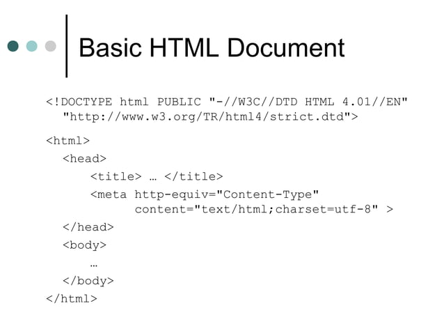 Origins and evolution of HTML and XHTML | PPT