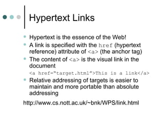 Origins and evolution of HTML and XHTML | PPT