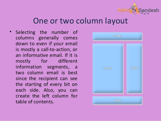 Html Email Layout Tips | 5 html email layout tips for effective bulk email marketing Html Email Layout Tips | 5 html email layout tips for effective bulk email marketing