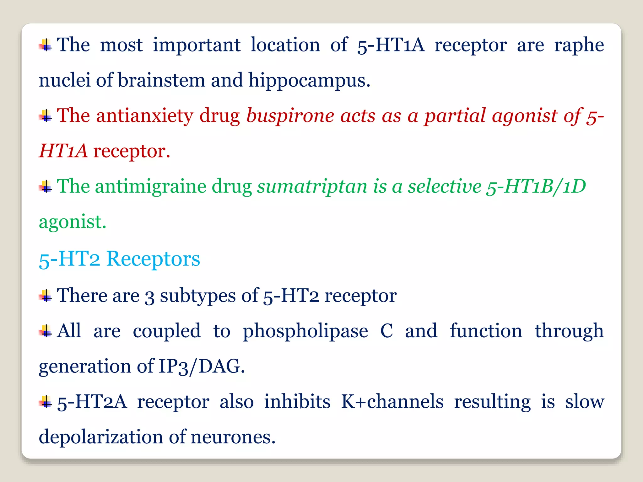 5 Hydroxytryptamine Part I | PPTX